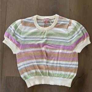 Show Me Your Mumu Striped Knit Top